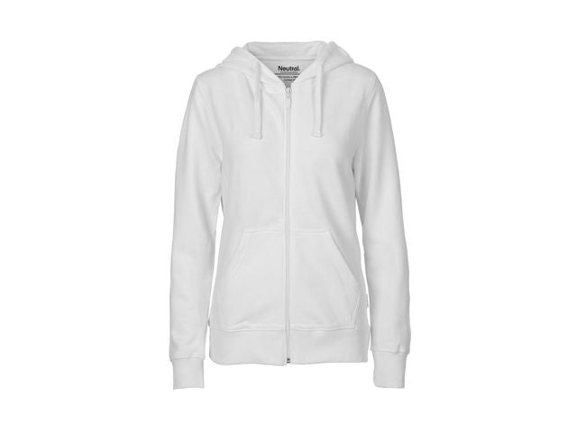 Hoodie zip NEUTRAL O83301 dam vit XL
