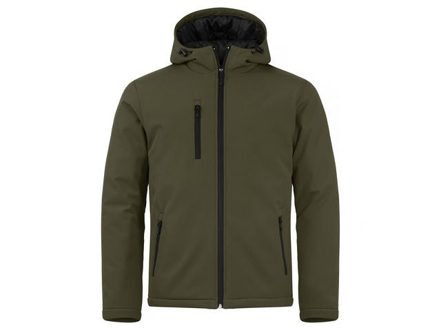 Softshelljacka CLIQUE dimgrön 3XL