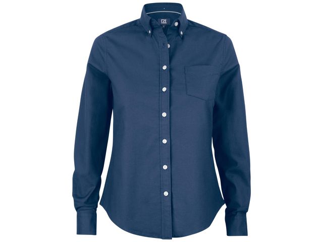Skjorta CB Hansville dam oxford blå 2XL