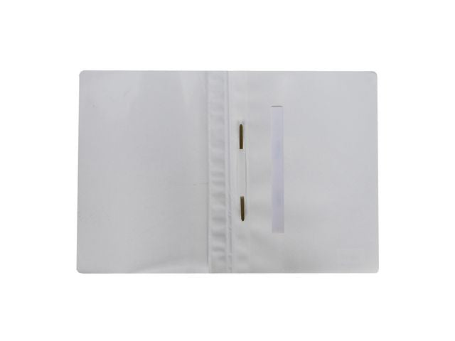 Offertmapp PETTER lång täckskena A4 vit