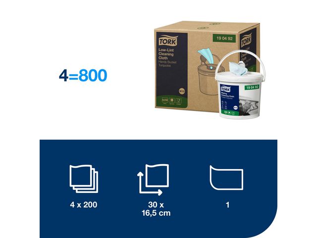 Rengöringsduk TORK Precision Handy 4/fp