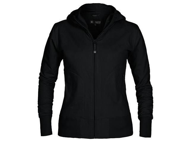 Hoodie zip TEXSTAR WC03 dam svart XS