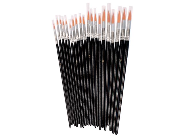 Syntetpenselset runda 20/fp