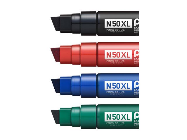 Märkpenna PENTEL N50XL-A sned 15mm svart