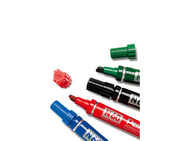 Märkpenna PENTEL N60-A sned 5mm svart