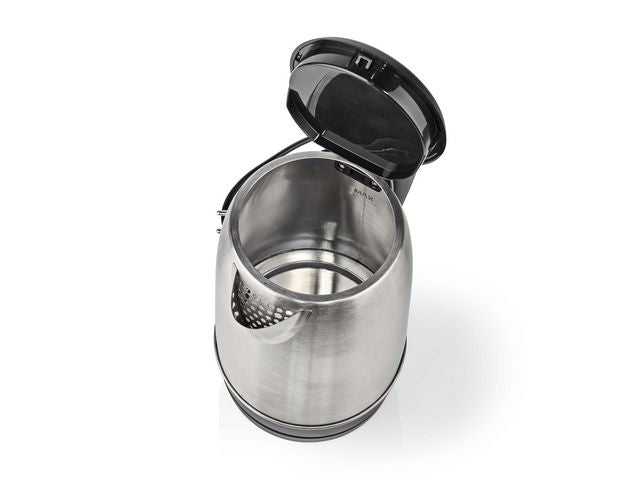 Vattenkokare NEDIS 2200W 1,7L rostfritt