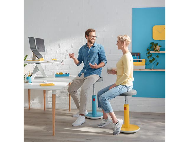 Sitta-Stå Balansstol LEITZ Ergo Cosy gul