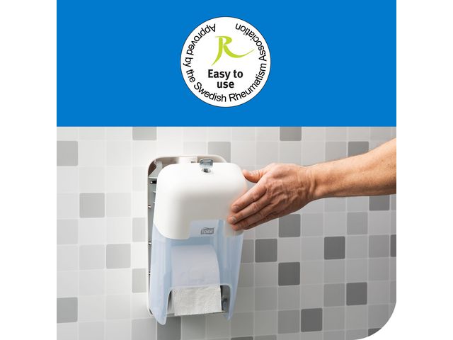 Dispenser TORK T7 OptiServe 2rl vit