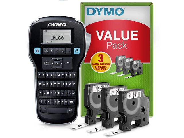 Märkmaskin DYMO LM160 + 3 Tape
