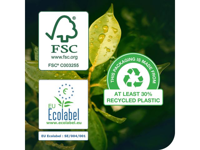 Servett TORK Mjuk 3-lag m.blå 150/fp