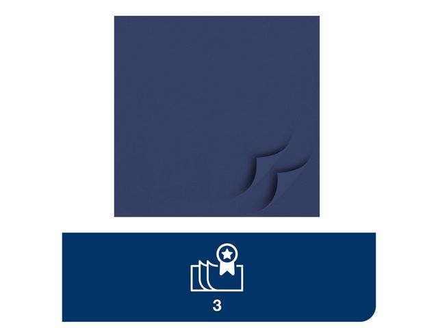 Servett TORK Mjuk 3-lag m.blå 150/fp