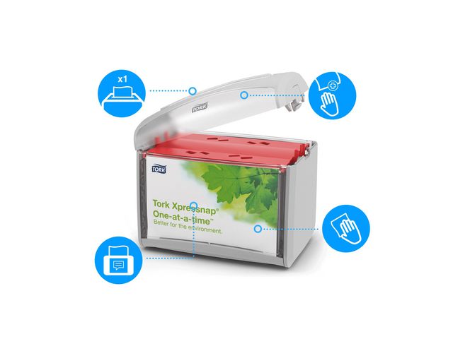 Dispenser TORK N4 Xpressnap S grå