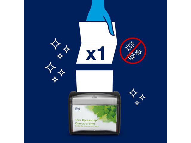 Dispenser TORK N4 Xpressnap S svart