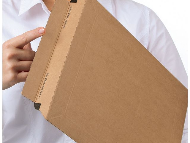 Pappkuvert COLOMPAC 290x400x50mm brun