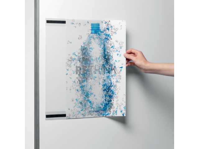 Plastficka rPET A3 magnetisk 5/fp