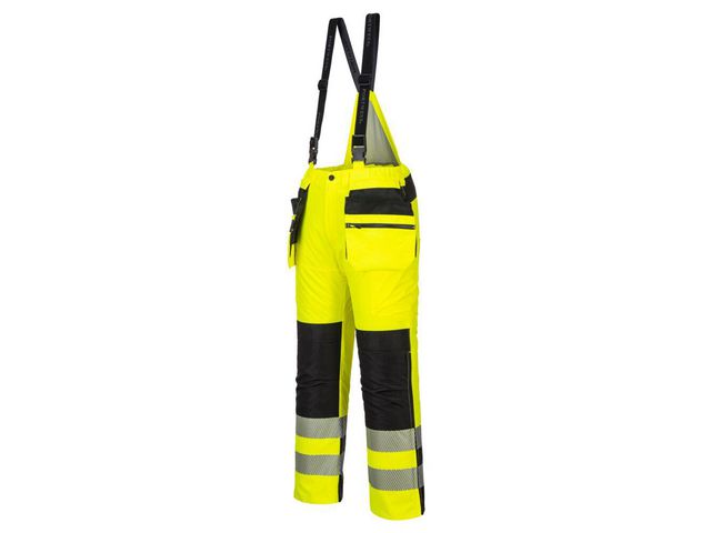 Vinterbyxa varsel PW351 kl2 gul 2XL