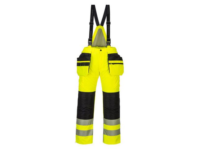 Vinterbyxa varsel PW351 kl2 gul 5XL