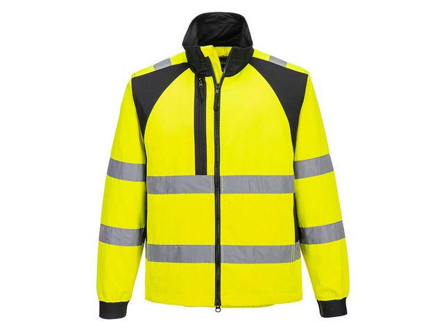 Regnjacka varsel PW CD861 kl3 gul 3XL