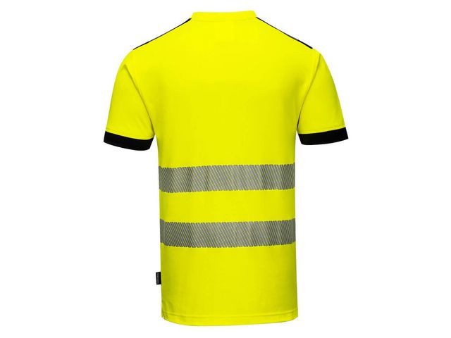 T-shirt varsel PW T181 kl2 gul S