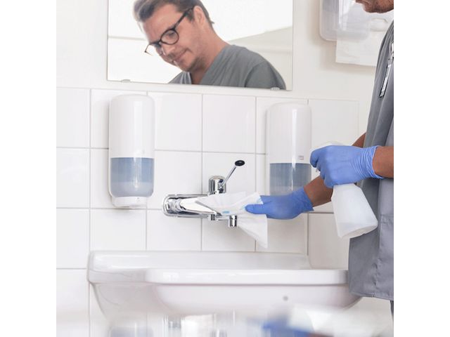 Microfiberduk TORK 29,5x34cm vit 40/fp