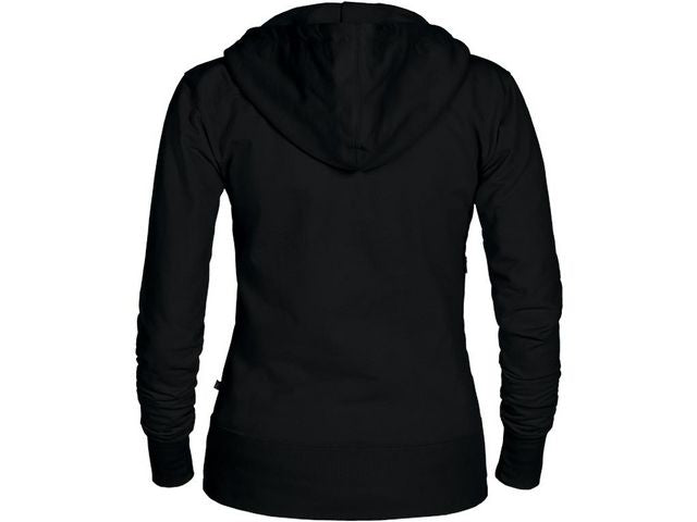 Hoodie zip TEXSTAR WC03 dam svart M