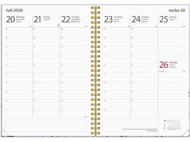 Kalender Study Story Äng A5 25/26
