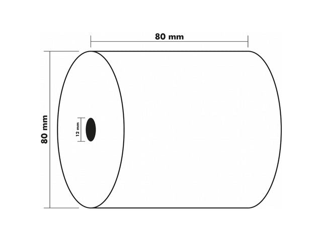 Thermorulle bisf.fri 80x70x12mm 72m