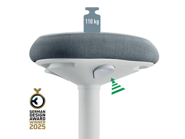 Sittpall LEITZ Ergo ljusgrå
