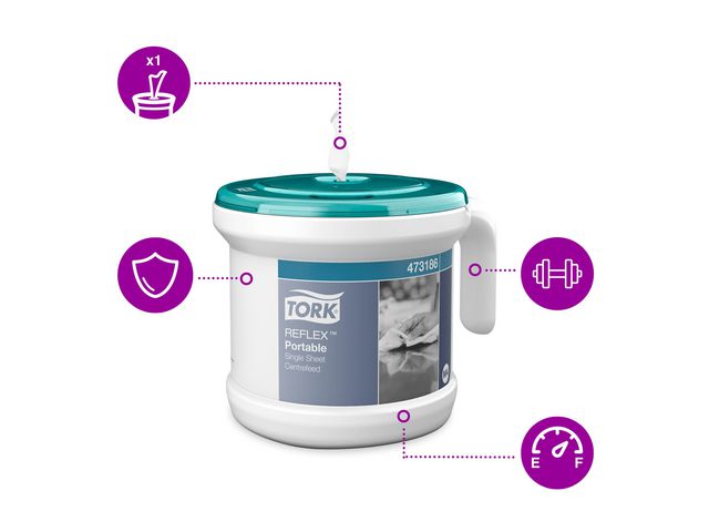 Dispenser TORK Reflex Bärbar startpack