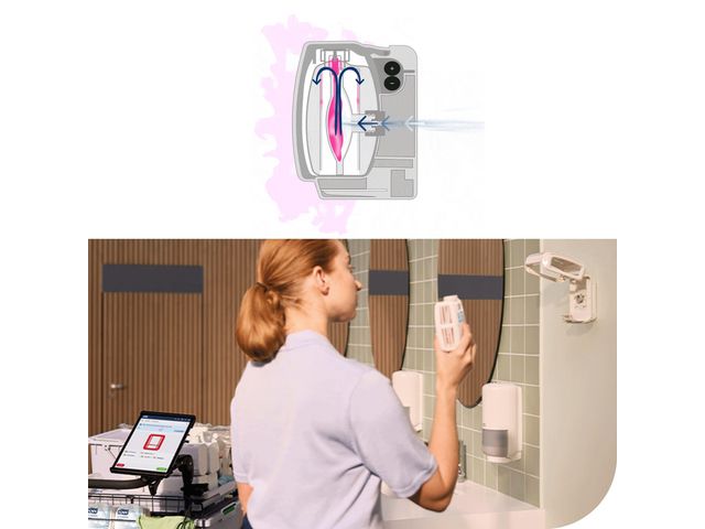 Dispenser TORK A3 luktförbättrare svart