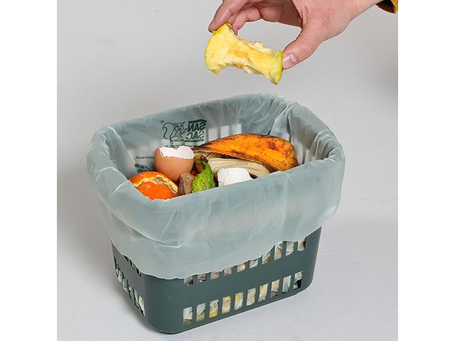 Matavfallskorg BioKorg Duo 8-10L grön