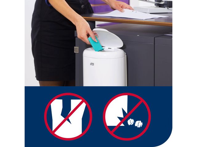 Papperskorgspåse TORK B3 5L svart 50/rl