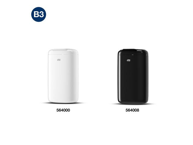 Papperskorgspåse TORK B3 5L svart 50/rl