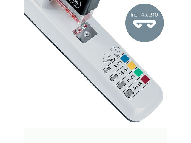 Blockhäftare LEITZ 80 ark silver