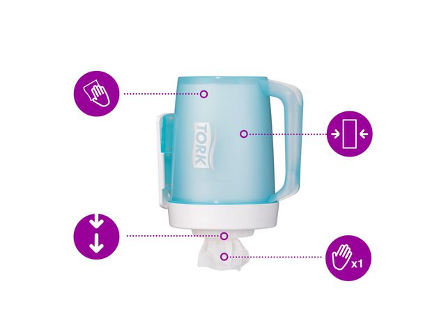 Dispenser TORK M1 Bärbar Mini turkos