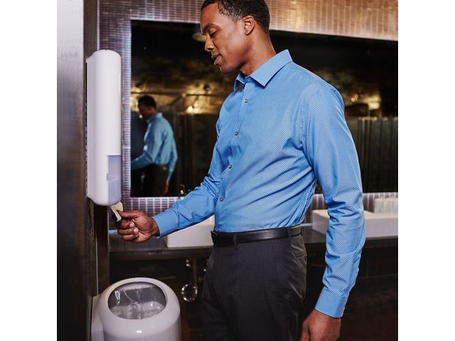 Papperskorgspåse TORK B1 50L trans 25/rl