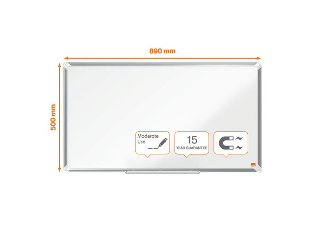 Whiteboard NOBO premium stål 40'