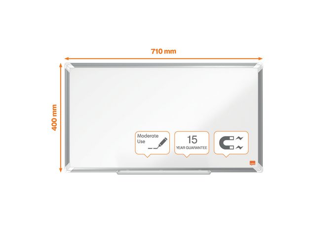 Whiteboard NOBO premium stål 32'