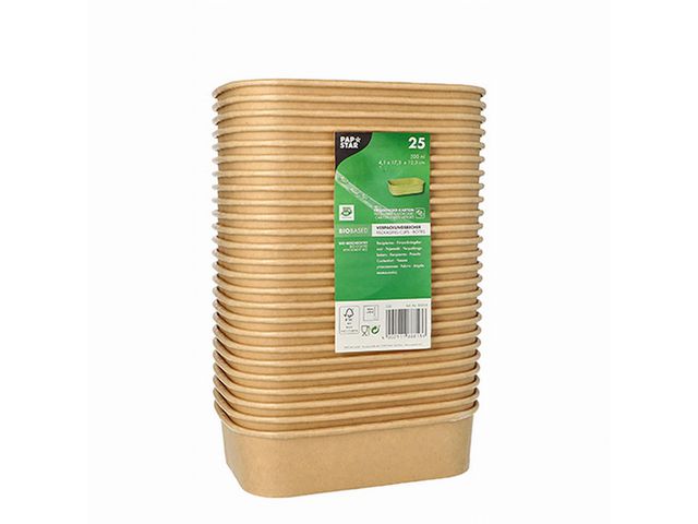 Matlåda PAPSTAR 500ml 25/fp