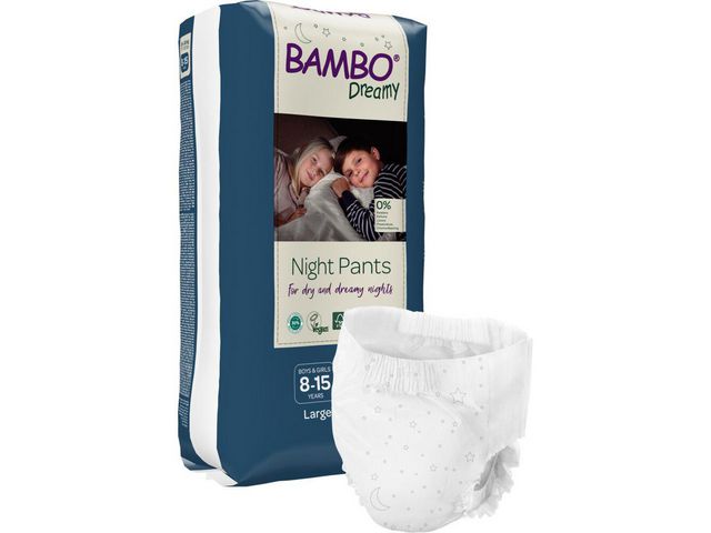 Blöja BAMBO Night Pants L 35-50kg 10/fp