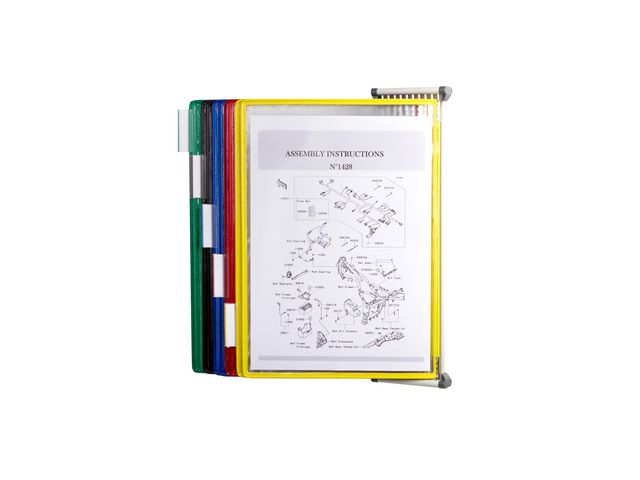 Väggställ DJOIS 10 fick A4 sort.färg