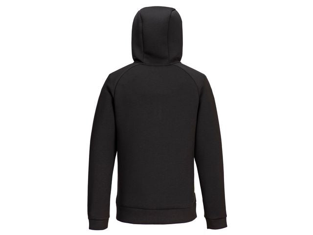 Hoodie halfzip PW DX467 svart XL
