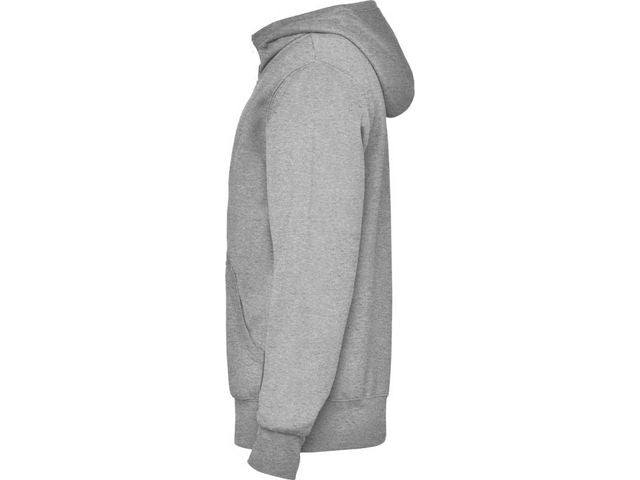 Hoodie zip ROLY Montblanc uni gråmel L