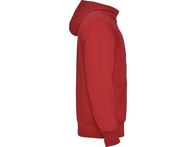 Hoodie zip ROLY Montblanc uni röd XL
