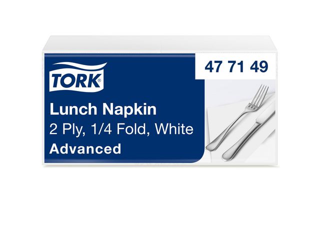 Servett TORK Adv 2-lag 33x33cm vi 200/fp