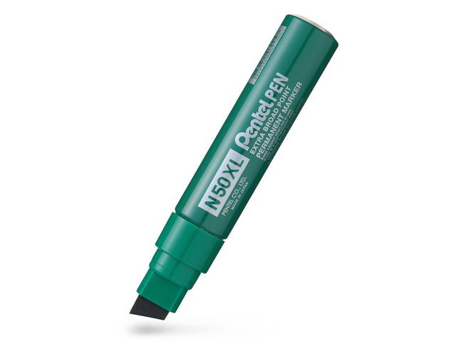 Märkpenna PENTEL perm. 15mm sned grön