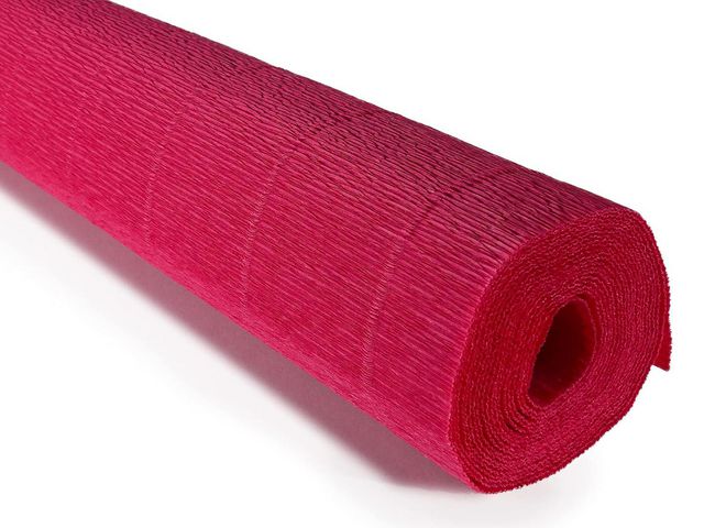 Kräppapper kraftigt 180gr Vinröd