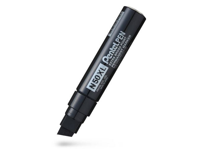 Märkpenna PENTEL N50XL-A sned 15mm svart