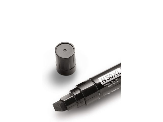 Märkpenna PENTEL N50XL-A sned 15mm svart