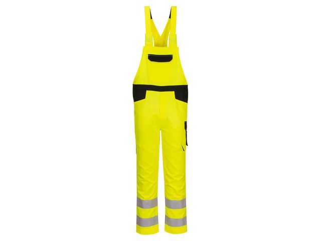 Hängselbyxa varsel PW PW244 kl2 gul XL